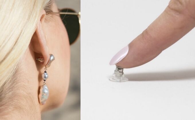 The Chrysmela catch is precision engineered to make sure your earrings never fall off! Never lose an earring again.