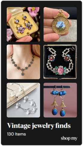 Shop my vintage jewelry finds on ShopMy!