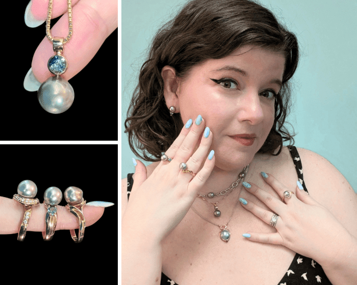 Cortez pearl jewelry by Kathe Mai, from Beaumont Jewelry Collective