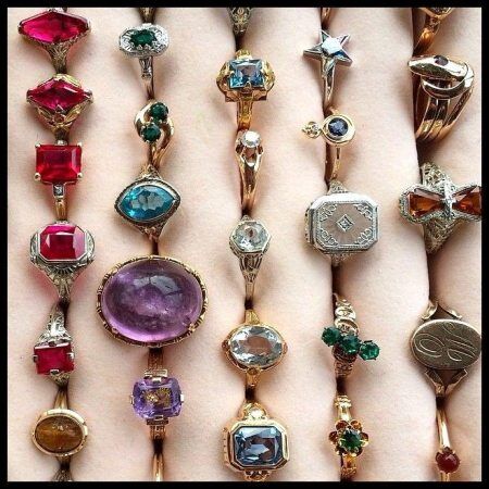 Vintage and antique rings for sale at Maejean Vintage