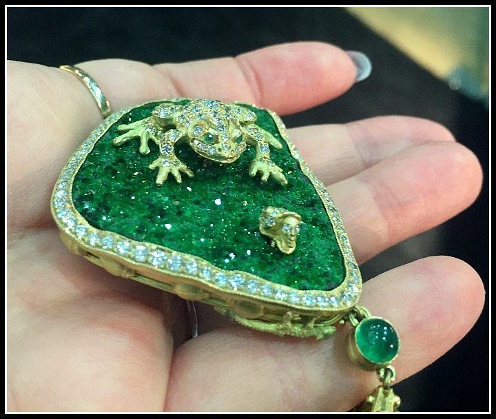 Pavé Coqui Frog Pendant Pavé Coqui Frog Pendant