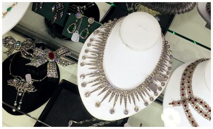A case of treasures at Pat Saling