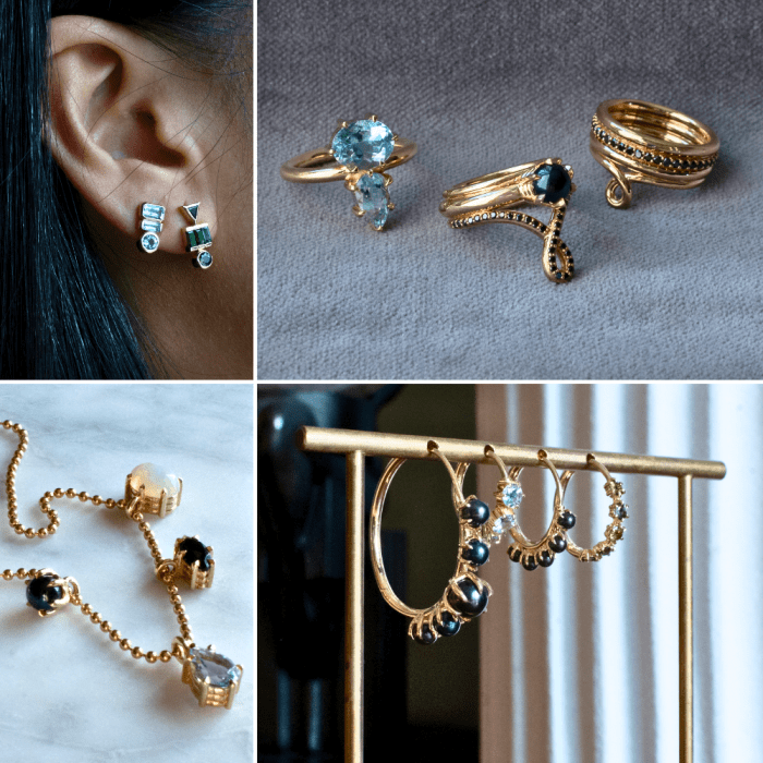 Modern Art Deco jewels by Lindley Gray