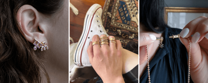 The modern Art Deco jewelry of Lindley Gray