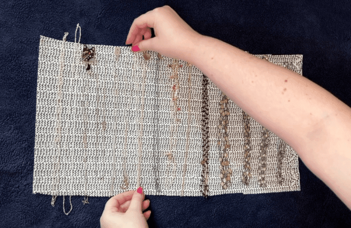 The drawer liner method is the best way to pack a lot of necklaces safely and quickly.