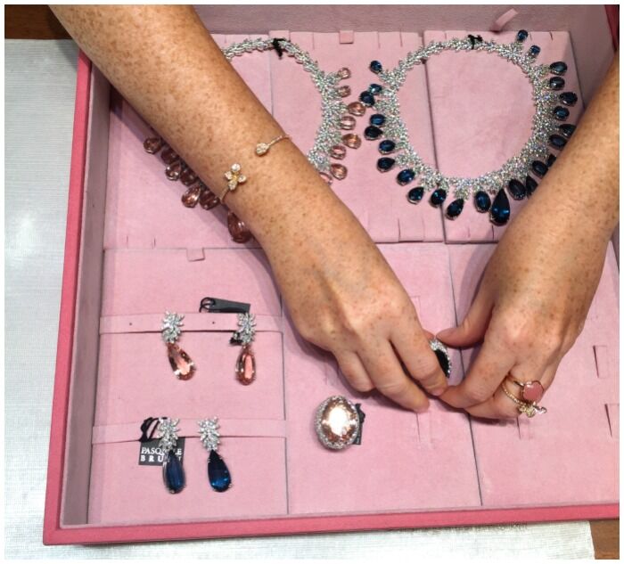 A jewelry box full of glamour at Pasquale Bruni.